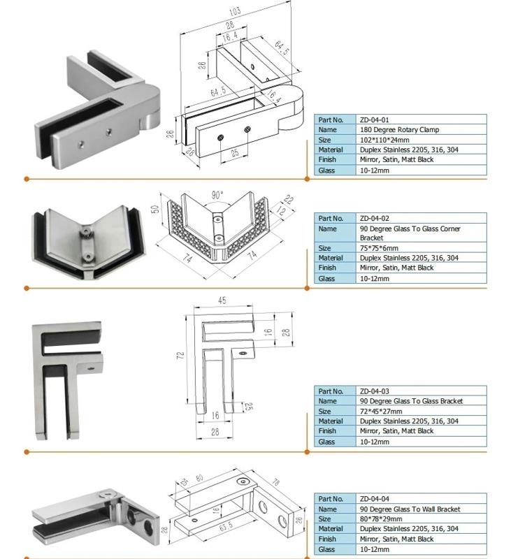 Glass Fencing Spigots/Spigot/Glass